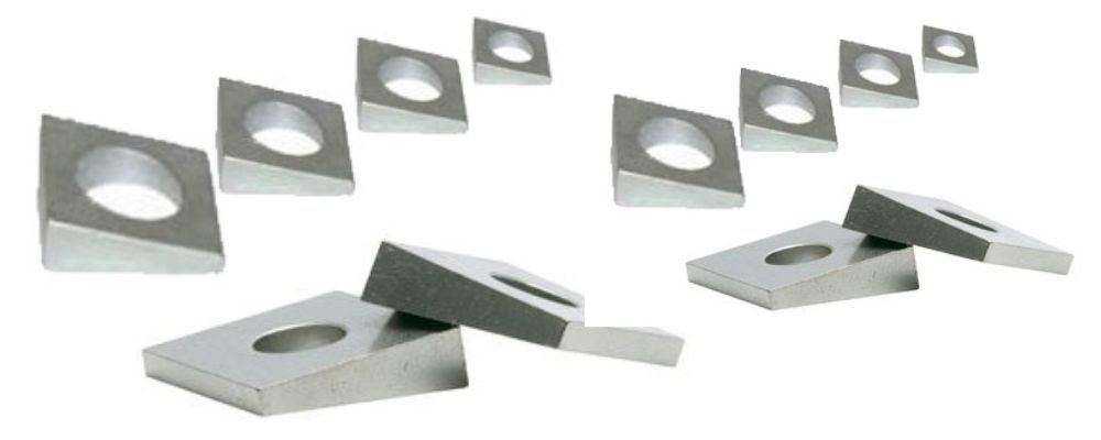 Square Beveled Washers